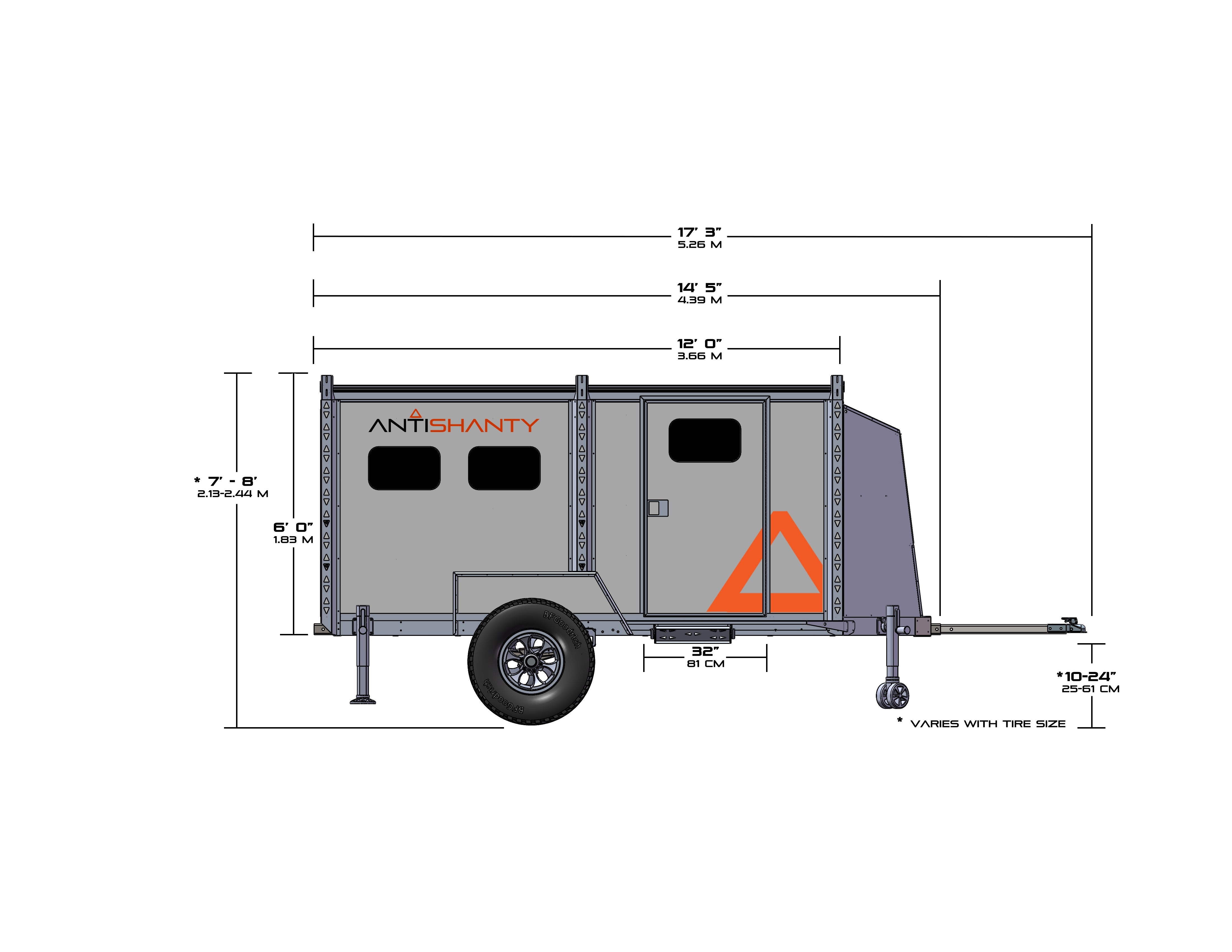 AntiShanty AS-1 Travel Trailer