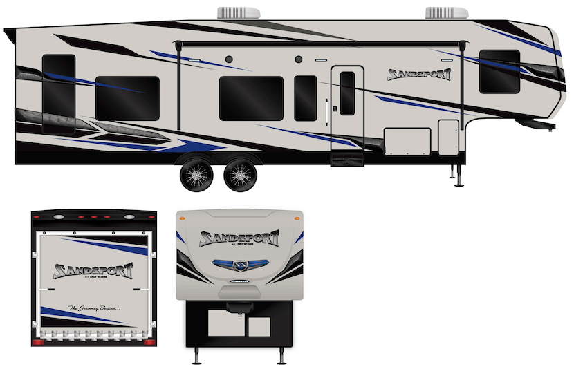 Genesis Supreme RV Sandsport Travel Trailer