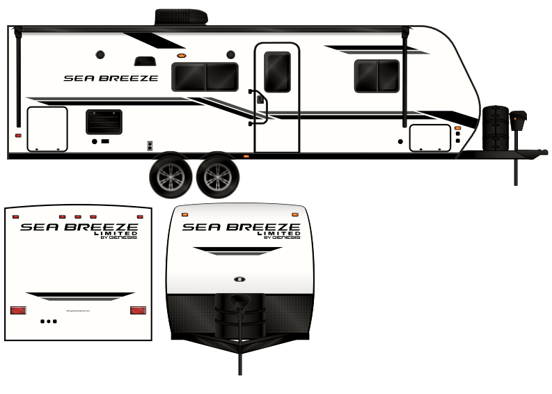 Genesis Supreme RV Seabreeze Travel Trailer