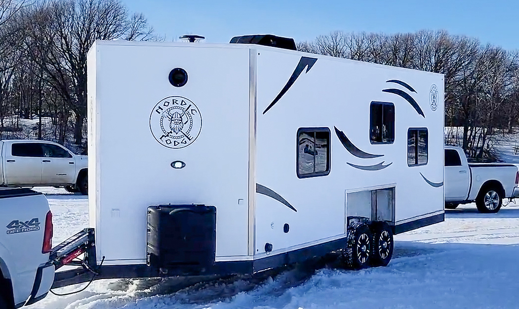 Nordic Lodge Fish House Travel Trailer