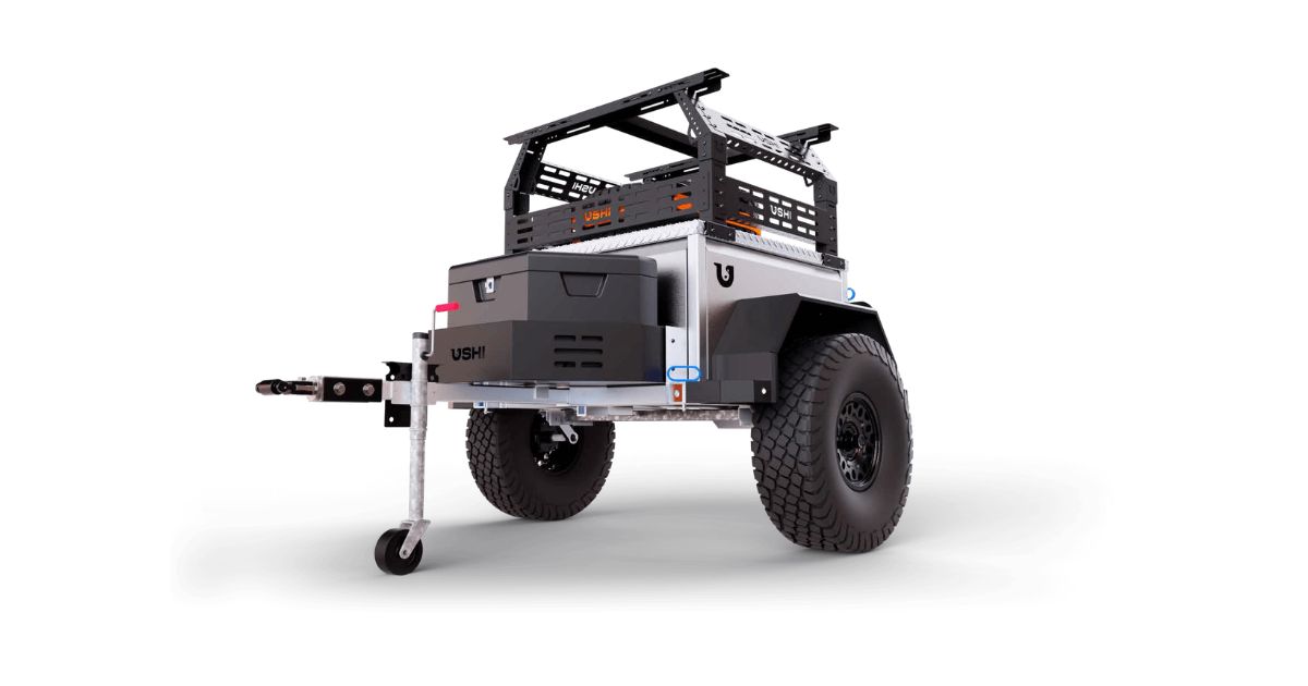 USHI Outdoors Chuck Camping Trailer